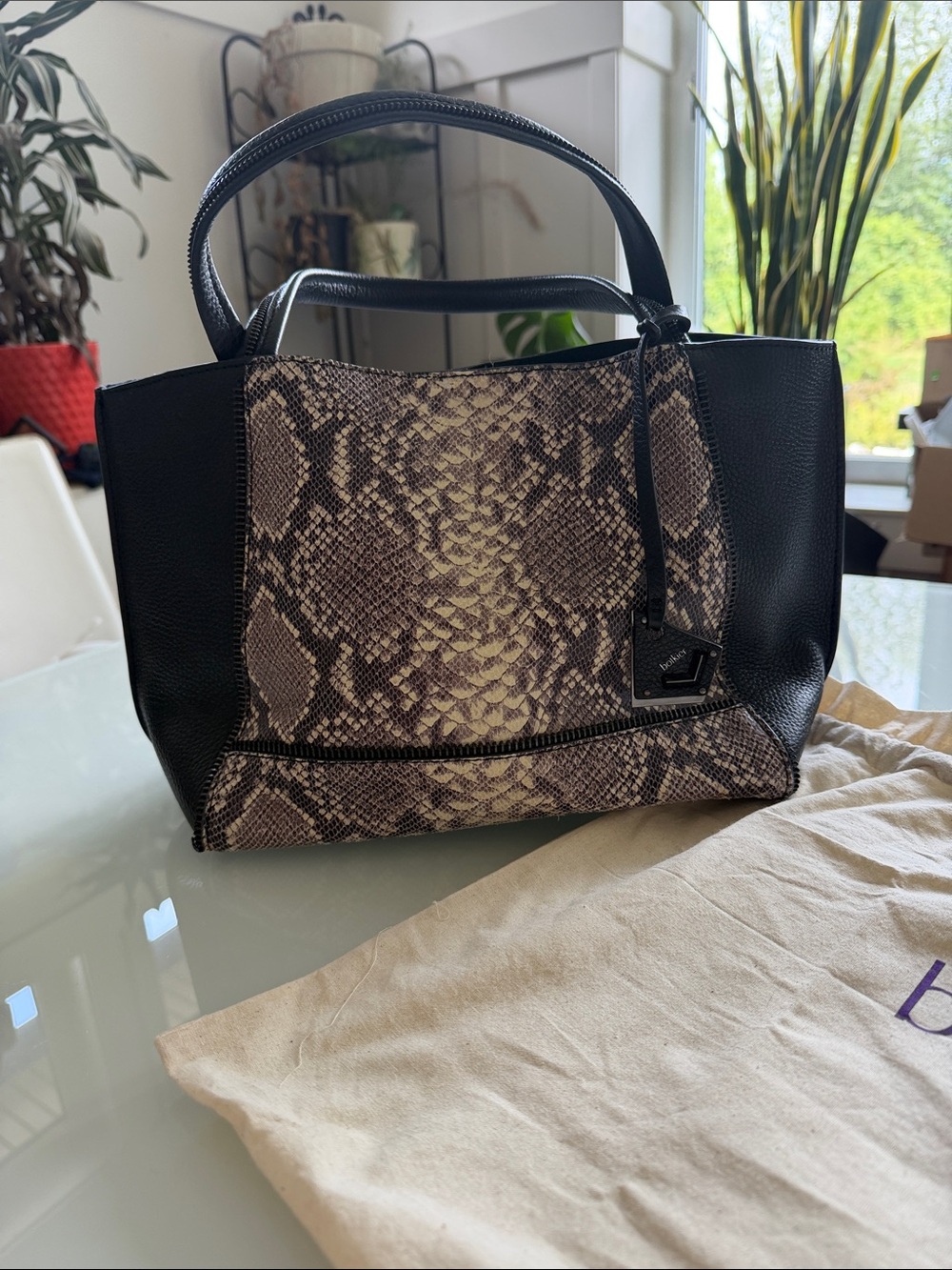Botkier Snake-Print tote . New no tags